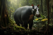 Malayan Tapir, roaming the jungles of Southeast Asia