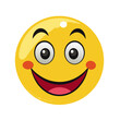Emoticon with big toothy smile