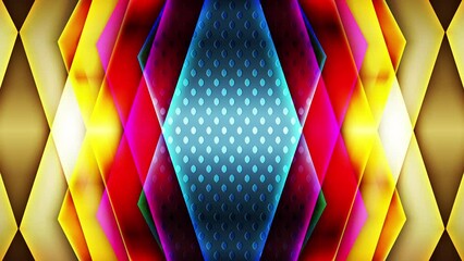 Poster - Animation abstract geometric background