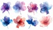 Serene Watercolor Flower Bouquet Generative AI