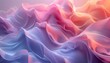 Serene Abstract Gradient Wave Background Generative AI