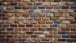  A detailed shot of a brick wall featuring a symmetrical checkered pattern using rectangle bricks as the building material