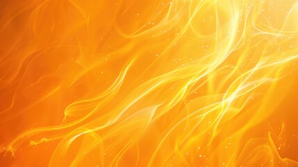 Poster - A close-up shot of a fire on a vibrant yellow background. Suitable for various graphic design projects