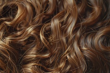 Poster - Detailed close up of curly hair, perfect for beauty and fashion projects