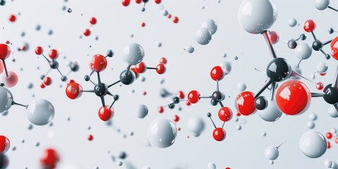 Poster - Colorful spheres floating in the air, perfect for festive designs