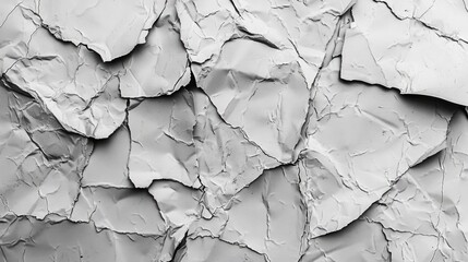 Poster - A black and white photo of a cracked wall texture. Suitable for backgrounds or textures