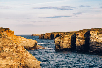 Wall Mural - Cathedrals Beach in Galicia Spain.