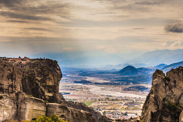 Wall Mural - Monastery of the Holy Trinity i in Meteora, Greece