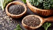  nutritional benefits of superfoods such as quinoa, kale, and chia seeds. 