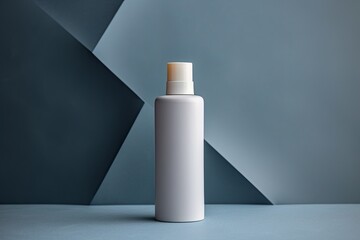 Wall Mural - Sleek Male Skincare Product on a Contrasting Grey Background