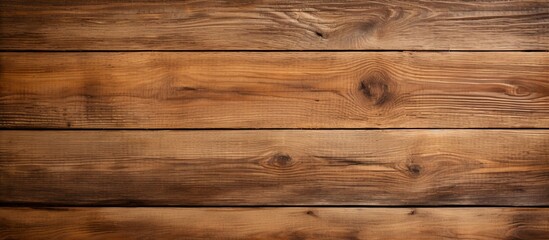 Poster - Detailed view of a wooden wall displaying a rich brown stain, adding warmth and character to the interior decor