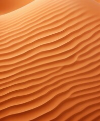 Canvas Print - A close up of a sandy desert with wavy lines. Generative AI.