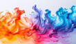Acrylic colors in water Ink blot 