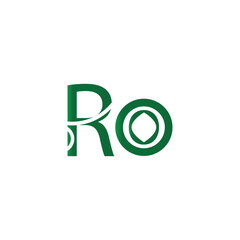 r o letter logo