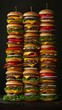Burger Wall Art: Delicious Culinary Masterpiece!
