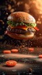 Gourmet Flying Burger: Epic Culinary Cinematic Experience