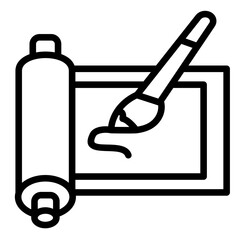 Calligraphy Brush Icon