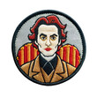 movie character embroidered patch badge isolated on transparent background