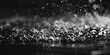 Rain Effect Stock Image In Black Background AI-generated Image