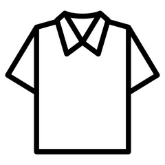 Wall Mural - polo shirt icon