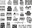 Dogs and Pets Word Art Set