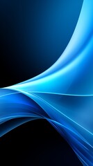 Canvas Print - Blue abstract background