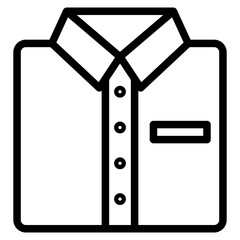 Wall Mural - Uniform icon., formal shirt icon