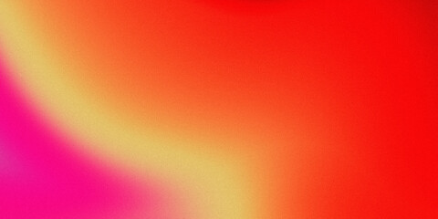 Sticker - pink orange and red gradient texture noise background banner poster design