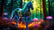Horses that glow in the dark. Fascinating charm.