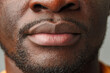© fotofabrika - Close-Up of African Mans Lower Face and Lips