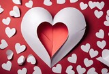 Fototapeta Uliczki - valentine background with hearts