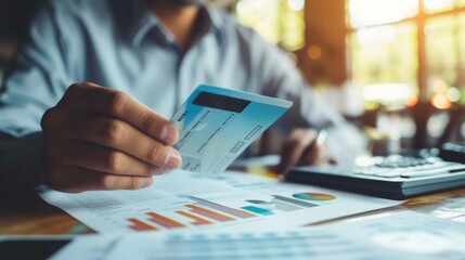 Aufkleber - Credit reports, credit scores, and credit monitoring services providing insights into the creditworthiness and financial health of businesses