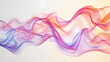 Abstract colorful wave lines background for keynote or presentation design on light backdrop ,Abstract waves of colored smoke


