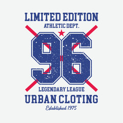 Sticker - Limited Edition No 96 Urban Clothing - Tee Design For Print