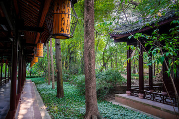 Wall Mural - Du Fu Thatched Cottage Park, Chengdu, China