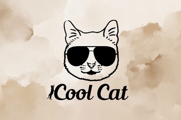 Wall Mural - Cool cat (JPG 300Dpi 10800x7200)