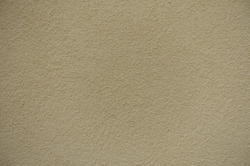 Wall Mural - Closeup of wall with coarse light beige roughcast finish