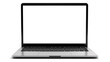 © DYNECREATIVE - The laptop opens with a transparent screen for mock-up. PNG transparent.