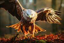 Red Kite In Nature
