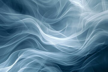 Poster - Mysterious Abstract wind background. Soft wave graphic. Generate Ai
