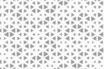 Leinwandbilder - Triangular Halftone Texture Retrowave Vector Geometric Technology Abstract Background. Half Tone Triangles Retro Colored Pattern. Minimal 80s Style Dynamic Tech Structure Wallpaper