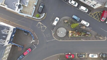 Wall Mural - Aerial view of the Diamond in Ardara in County Donegal - Ireland