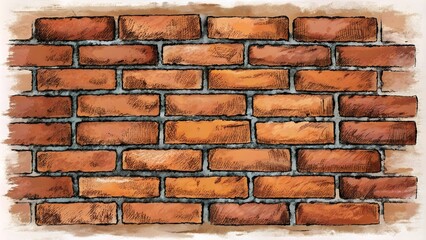 red brick wall texture background