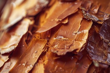 Aufkleber - Detailed close-up of a piece of wood. Suitable for backgrounds and textures