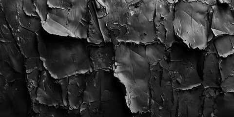 Poster - A close-up photo of peeling paint, perfect for texture backgrounds