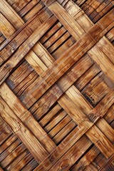Poster - Detailed view of a wooden wall, suitable for backgrounds or textures