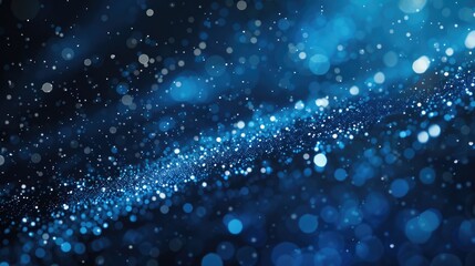 Poster - A blurred dark blue background, suitable for various design projects