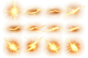 Aufkleber - Lightning effects for design projects, presentations