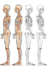 Poster - An informative diagram of the human body. Ideal for educational materials