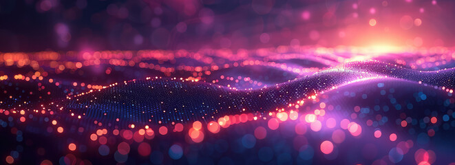 Background with purple stars. Created with Ai
